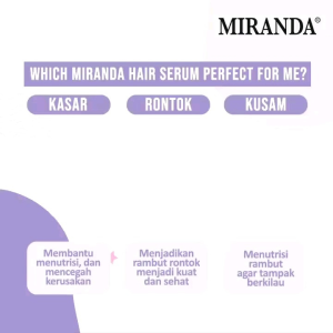 Miranda Hair Serum 100ml / Serum Rambut