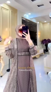 BEENA BASIC // COD GAMIS TERBARU BRAND AMORE BY RUBY MODEL MEWAH DENGAN WARNA CANTIK DAN TILE DOT