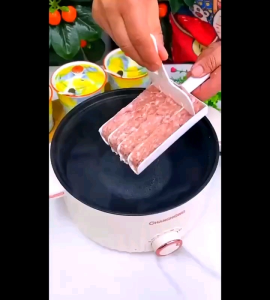 Alat Cetakan Bakso Model 4 Baris Anti Lengket Meatball Maker Sendok Bakso Daging
