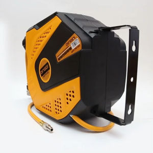 DINGQI ปั๊มลม โรลม้วนสายลม สายลม ความยาว 10 เมตร รุ่น 76110 พร้อมอุปกรณ์เสริม สายลมอย่างดี ใช้กับปั๊มลมได้ทุกยี่ห้อ สินค้าดีมีคุณภาพ