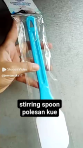 Polesan Kue Hawaii / Spatula Lentur Elastis Poles Kue Velvet