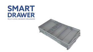 Smart Drawer Organizer with 3x Space Expansion - New Expandable Drawer Organizer for Stationery Craft & Gift Cards