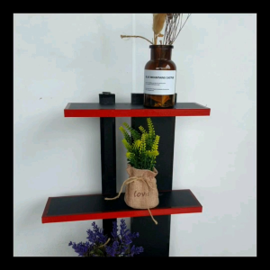 RAK DINDING MINIMALIS RKA0026 - RAK PAJANG DINDING RAK KAYU SERBAGUNA RAK HIAS GANTUNG