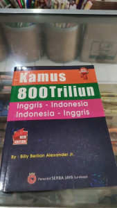 Kamus Bahasa Inggris 800 Triliun A5 Lengkap