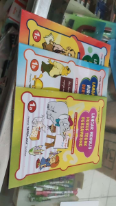 Lancar menulis huruf tegak bersambung jilid 1a 1b 1c