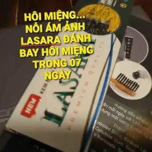 Combo 2 tuýp Kem đánh răng Lasara than hoạt tính sinh học