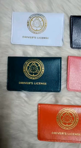 Drivers License Card Holder( PVC COWHIDE PLASTIC)