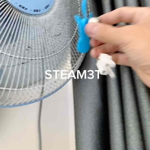 Bộ motor 300 phát điện siêu khỏe Sáng LED 7 màu DIY học tập thí nghiệm - LK0512