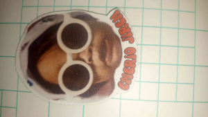 10pcs Face Cut out Ref Magnet souvenirs bubble head ref magnet bigger size