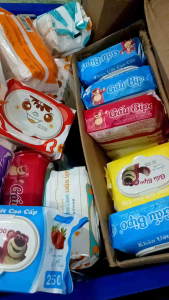 khăn ướt gấu thùng 12 gói