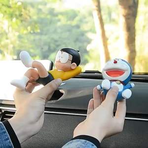 Mô hình Nobita nằm ngủ - Doraemon cầm bánh - Bánh rán Dorayaki - Doremon nằm ngủ - Nobi Nobita Doremon vẫy tay
