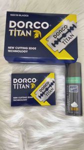 MUA 10 TẶNG 1 Lưỡi Dao Dorco Titan (1000 Lưỡi) + Bọt Cạo Râu Kaka 150ml - Cạo Râu Nam