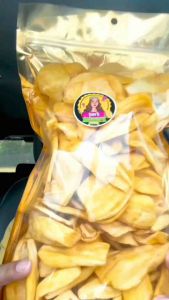 ⭐️ซื้อ1แถม1⭐️ขนุนอบกรอบ ขนาด100กรัมรับไปเลย2ถุง😍หวานพอดีๆ 7/10 หอมมากกกกกรอบฟูอร่อย♥️