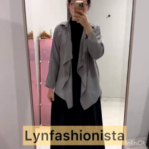 LYNFASHIONISTA-SHEEVA LONG OUTER CASUAL KERAH TANGAN KANCING/108