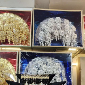 Sunting Penganten Bunga 16 & Mahkota Minang