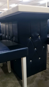 Set Dining Table with 6 chairs/ Set Meja Makan Marble untuk 6 pax