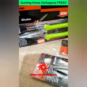 Gunting Korea Serbaguna / Gunting Dahan / Gunting Hollow Kawat Seng