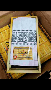 ผ้าโสร่งผู้ชาย ผ้าถุงอินโดนีเซีย เเบรนด์ วาดีมอร งานปัก ลาย PINTU ACEH