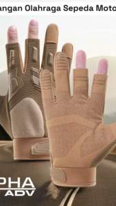 Sarung Tangan Premium Olahraga Sepeda Motor Anti Slip Tactical ALPHA ADV