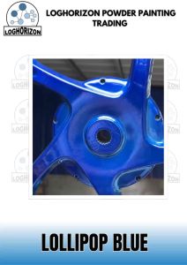Powder Coating Paint - 1kg LOLLIPOP BLUE - OUTDOOR