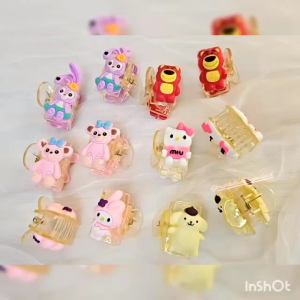 JEPIT RAMBUT TRANSPARAN KOREA & JEPIT RAMBUT KARAKTER SANRIO