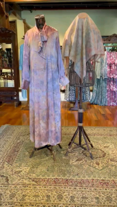 Arsya Set Dress + Jilbab Dian Pelangi LIMITED EDITION Setelan Busana Muslim Gamis Syari Outfit Casual Formal Pesta Kondangan Pernikahan Wanita Hijaber Cantik Anggun Modis Modern Elegan Mewah Model Korea Terbaru Motif Jumputan Hand Made Kekinian