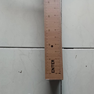 Penggaris Kayu ENTER panjang 1 meter isi 10 pcs