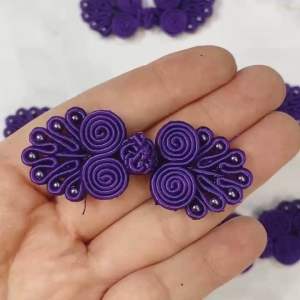 Set 5 Nút Tàu hạt châu Trang Trí (1 cặp gồm 1 móc và 1 cài)