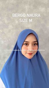 HIJABMEHRA - JILBAB JERSEY SPORT PAD ANTEM NAURA SIZE M