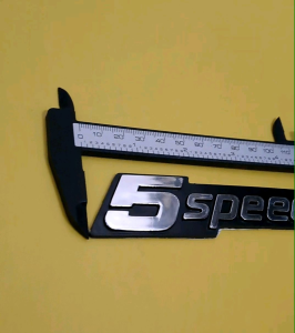 Desain Elegan untuk Aksesoris Motor: Emblem 5speed MODEL KECIL