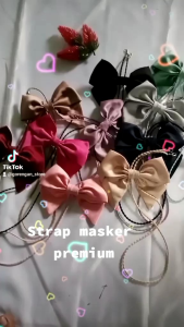 Tali masker hijab cantik - Strap masker pita - PREMIUM size small