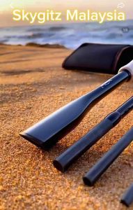 SKYGITZ MALAYSIA Yumingbu Fuji Zodias Handle Full Carbon Fast Action Spinning and Casting 5pcs Travel Fishing Rod