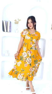 KUMIKO WEAR Dress Mahalini - daster mahalini kacing - daster busui - bumil