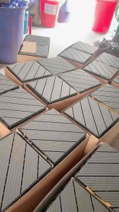 Thùng 22 tấm ( 2m2 ) nan chéo nhựa lót sàn nhà ban công sân vườn nhà tắm nhà vệ sinh... Chống trơn trượt bền đẹp