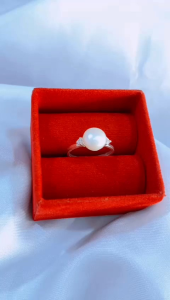 Cincin Perak 925 Mutiara Air Tawar Asli Lombok | Cincin Cantik Simple Elegan