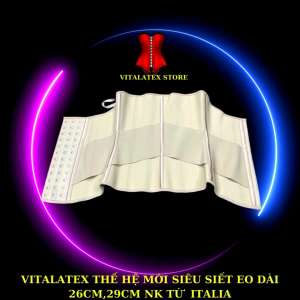 (Tặng: thanh nới+áo liner) Đai latex Vitalatex mẫu mới siêu lượn eo-Giải pháp hiệu quả cho vòng eo săn chắc thon gọn.