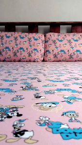 SUPER QUALITY  NO LUKOT MULTIFUNCTIONAL BEDSHEET WITH 2 PILLOW CASE