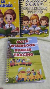 PAGBASA READING MATHEMATICS NUMBER TRACING BOOKLET (100pages) BOOKLET A5 SIZE