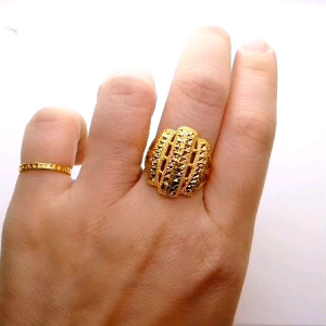 Cincin Pulut Dakap Pelbagai Design Saiz 16 17.5 Emas 916 Yon Hing
