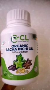 CL Organic Sacha Inchi Oil Softgel Pure 100% Orgranic (2 Botol)100% 纯有机印加果油