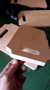 KMTalenan Kayu Persegi Natural – Ukuran Kecil Sedang Besar – Cutting Board Kayu Serbaguna Premium