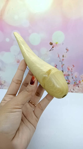 once pipa klokotan kayu kemuning gading model unik 15 cm B170