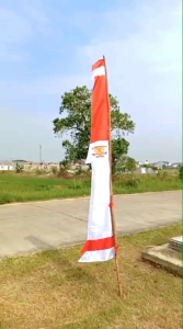 Bendera Bandir Warna Merah Putih 1 Pcs