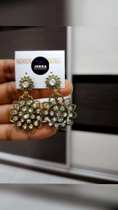JOKKA Rainbow Stone Earrings/ Jhumka/ accessories