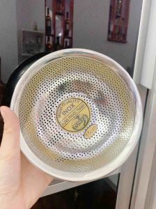Rổ inox rỗ inox tròn CAO CẤP LOẠI 1 rỗ lưới dày inox 304 đựng trái cây đồ chiên tiện lợi - gia dụng NARI