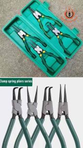Hộp 4 chiếc Kìm TUOSEN mở phe trong phe ngoài Mũi cong mũi thẳng mũi đôi mũi đơn (kìm phanh)Mẫu 7inch