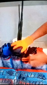 PROMO- 1 LOSIN  SARUNG TANGAN LUPO NYLON LATEX PALM FIT ANTEN SPIL GUNTERO KACA DAN ANTI GORES SAFETY HANDGLOVES