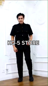 KQ-5 seragam safari security satpam pakaian multifungsi driver bodyguard satpam asisten