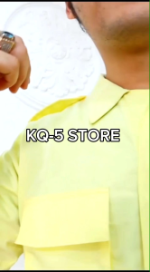 KQ-5 Seragam satpam Pdl panjang Setelan Pdl Security Cream terbaru Pakaian dinas lapangan