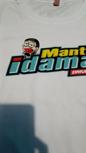 T-SHIRT KAOS MANTU IDAMAN DRIVER MUDA